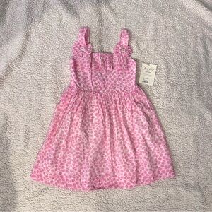 NWT Rachel Riley Pink Pebble Frill Sundress